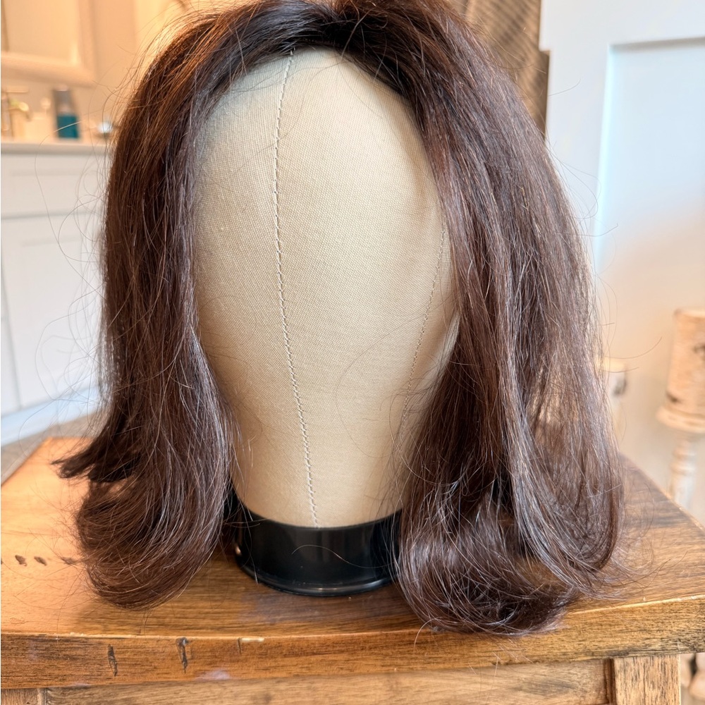 Luxurious Brown Women's Hair Topper